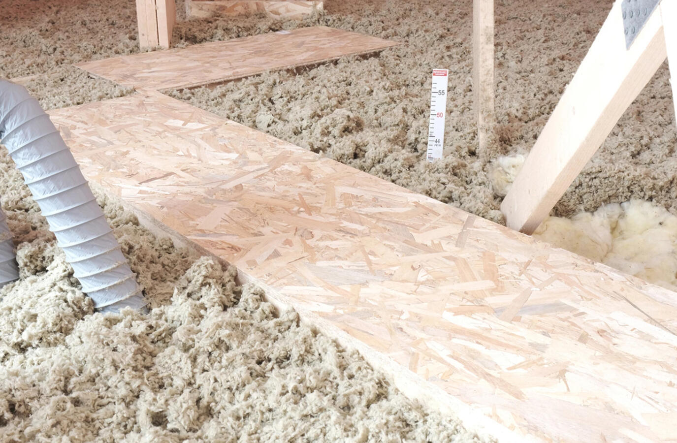 Chemin technique en OSB